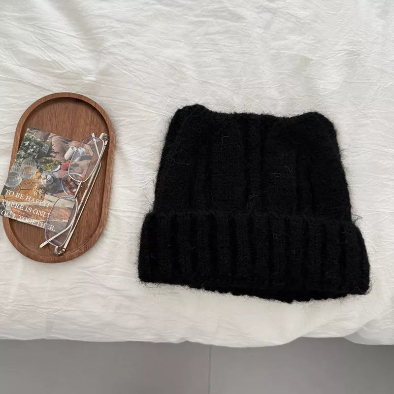 Cute Cat Ear Knitted Beanie Hat - | VivaMix StoreCute Cat Ear Knitted Beanie Hat - VivaMix Store