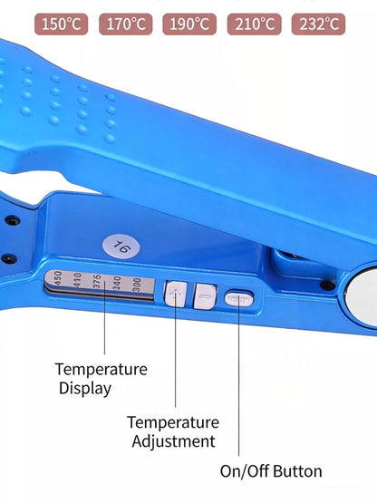 Adjustable Temperature Hair Straightener - 2 - in - 1 Curling & Straightening - Health & Beauty > Personal Care > Hair Care > Hair Styling Tools | VivaMix StoreAdjustable Temperature Hair Straightener - 2 - in - 1 Curling & Straightening - VivaMix Store