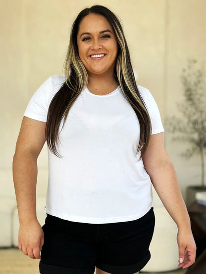 Basic Bae Full Size Round Neck Short Sleeve T-Shirt - | VivaMix StoreBasic Bae Full Size Round Neck Short Sleeve T-Shirt - VivaMix Store