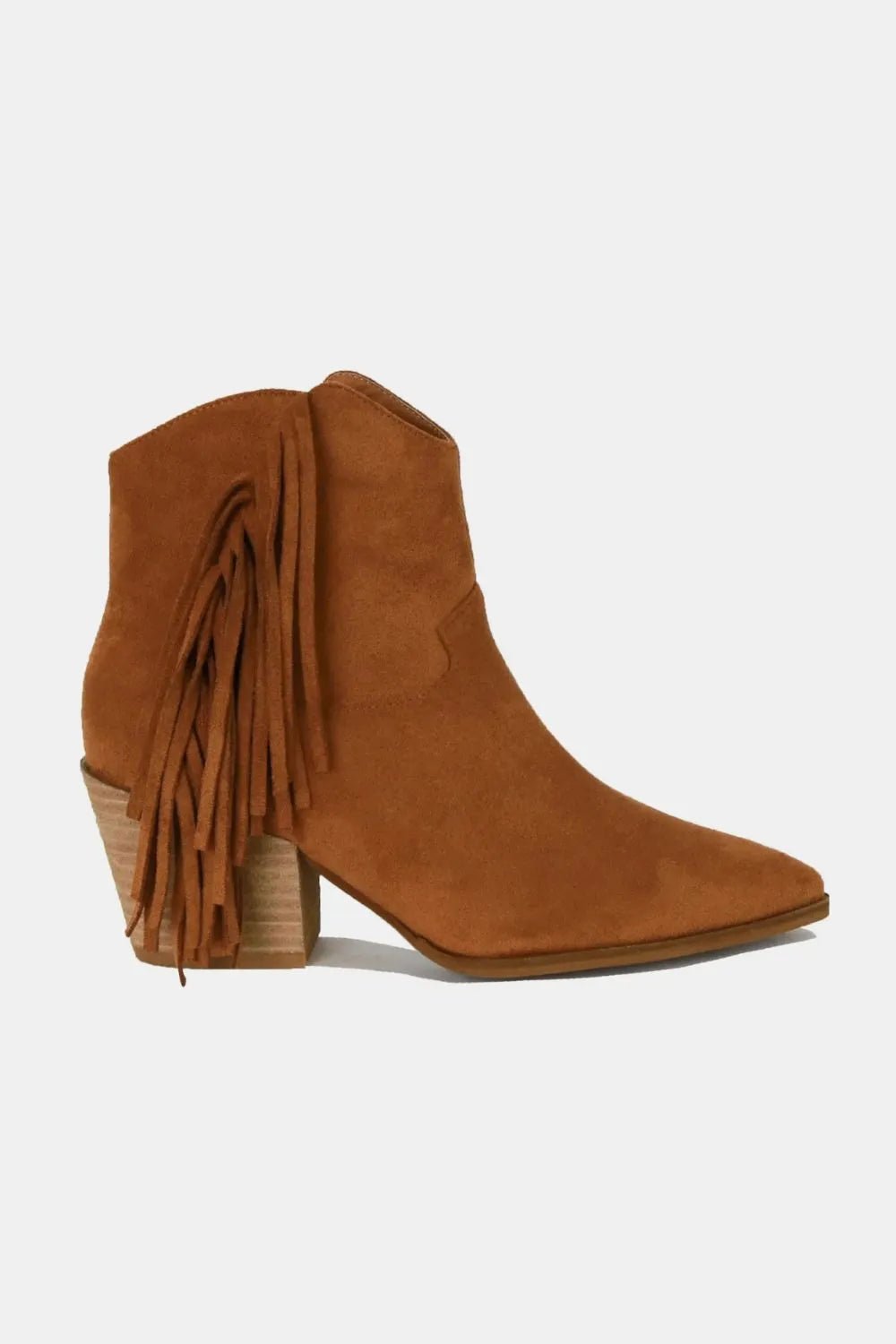 Beast Fashion Suede Fringe Point Toe Ankle Boots - Boots | VivaMix StoreBeast Fashion Suede Fringe Point Toe Ankle Boots - VivaMix Store