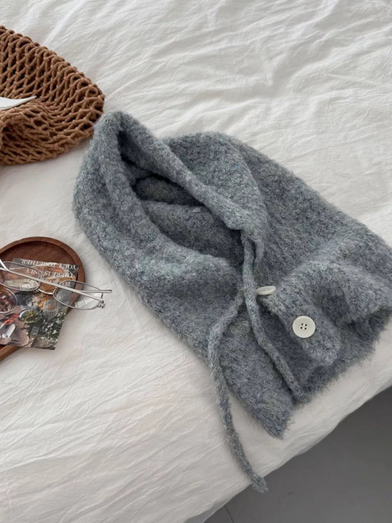 Cozy Knit Button Detail Hat - | VivaMix StoreCozy Knit Button Detail Hat - VivaMix Store