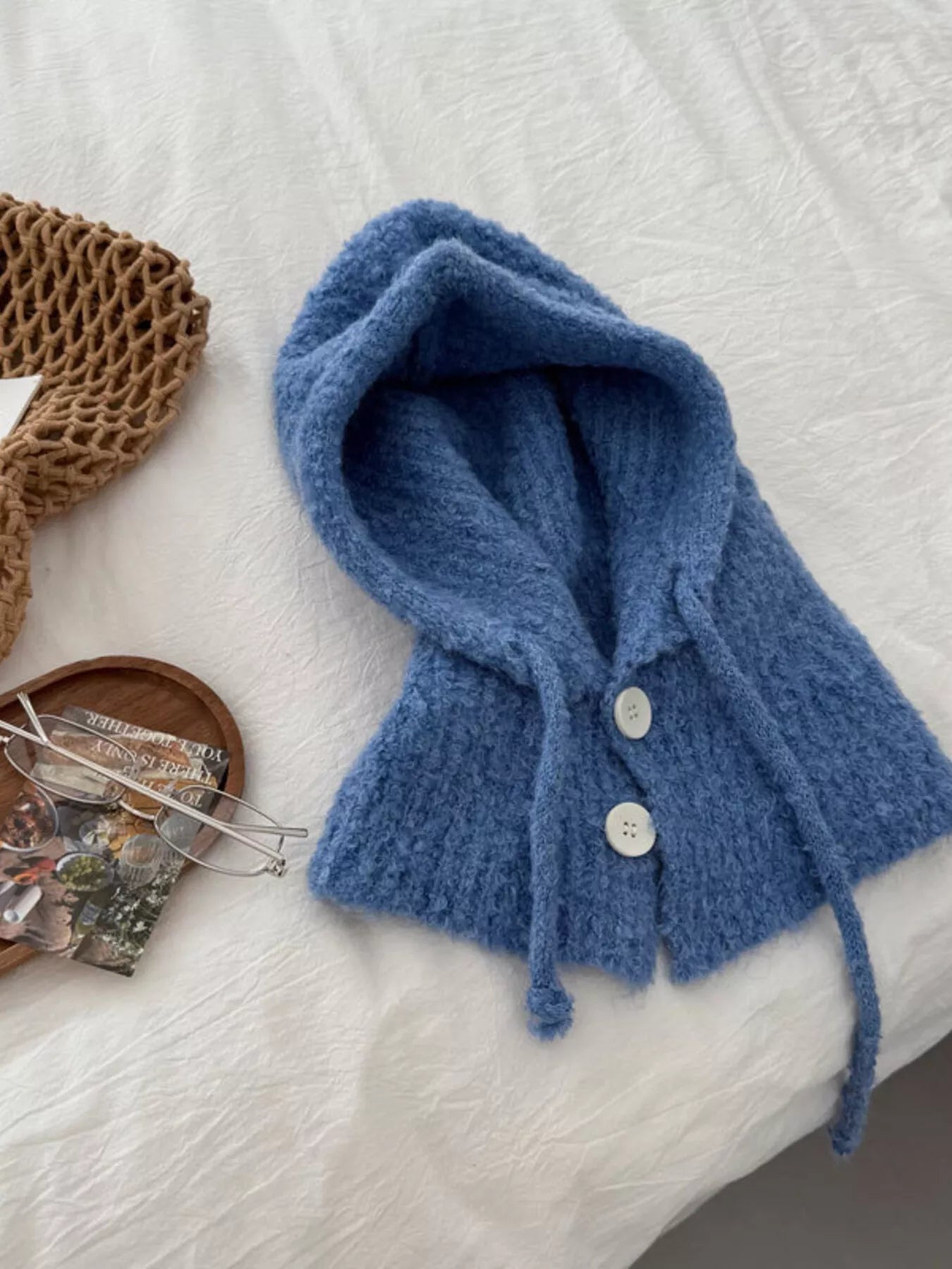 Cozy Knit Button Detail Hat - | VivaMix StoreCozy Knit Button Detail Hat - VivaMix Store