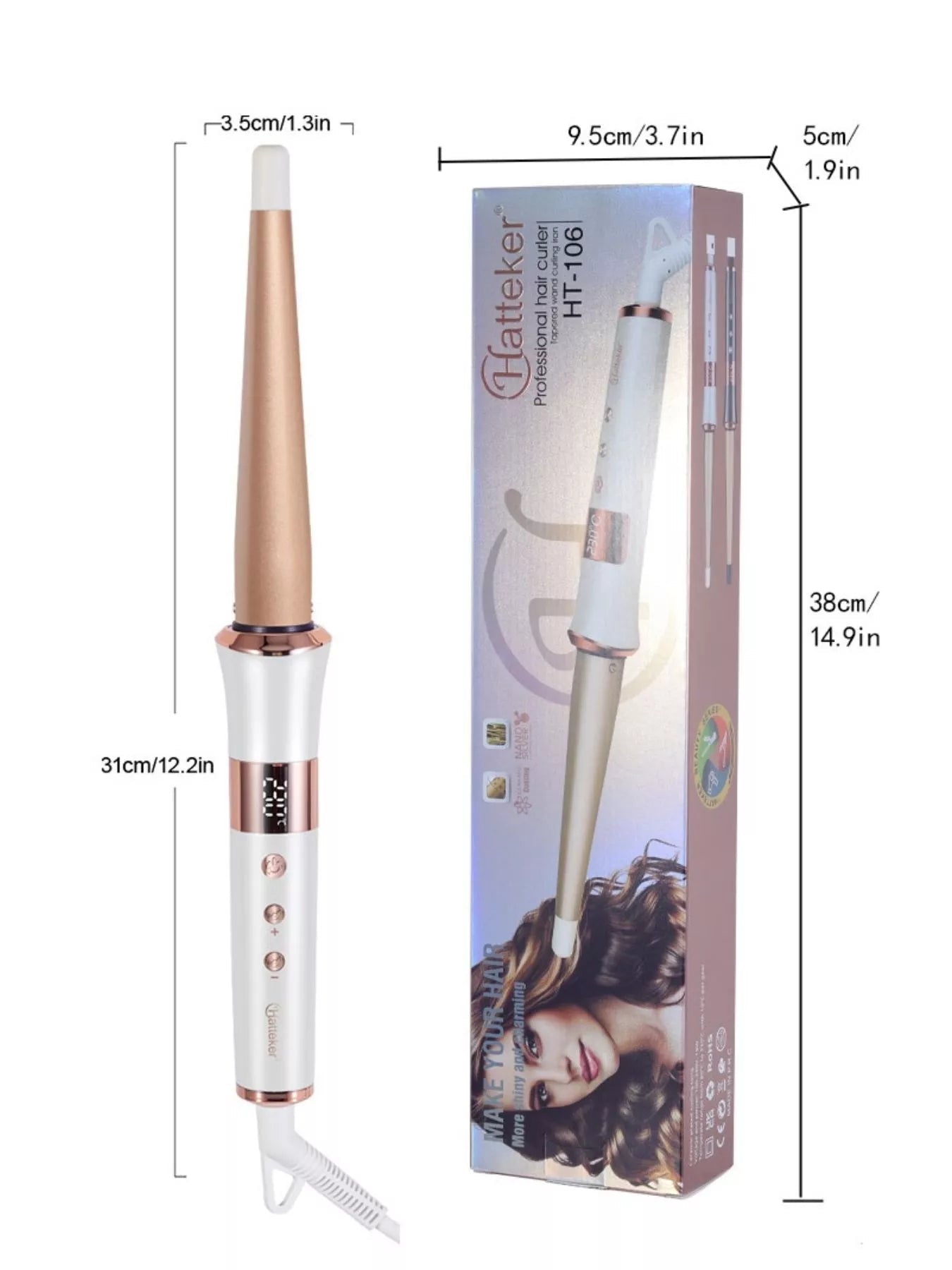 Professional Fast Heating Curling Iron - Constant Temperature Technology for Perfect Curls - | VivaMix StoreProfessional Fast Heating Curling Iron - Constant Temperature Technology for Perfect Curls - VivaMix Store