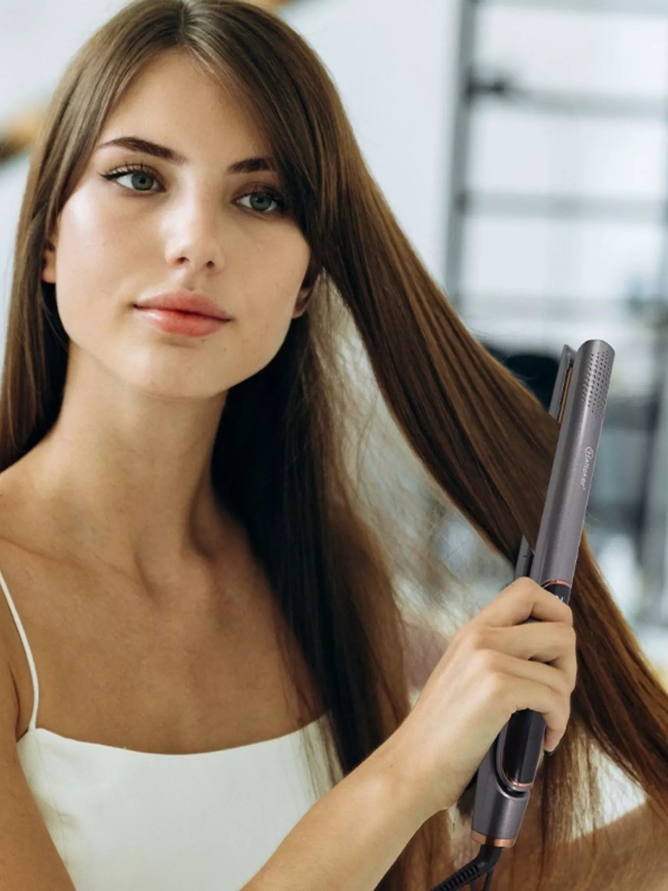 Professional Fast Heating Hair Straightener - 2 - in - 1 Curling & Straightening with Constant Temperature - | VivaMix StoreProfessional Fast Heating Hair Straightener - 2 - in - 1 Curling & Straightening with Constant Temperature - VivaMix Store
