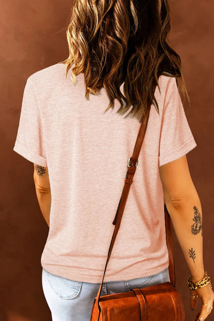 Rabbit Graphic Round Neck T-Shirt - | VivaMix StoreRabbit Graphic Round Neck T-Shirt - VivaMix Store