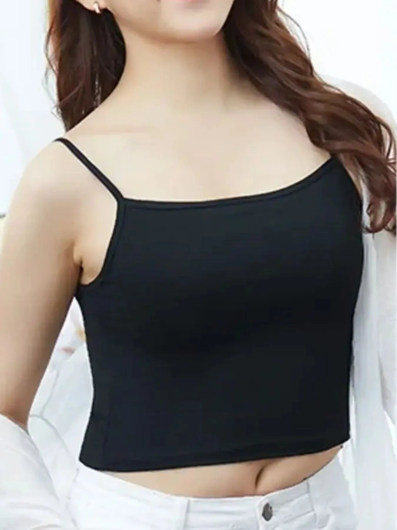 Scoop Neck Cropped Tank Top - | VivaMix StoreScoop Neck Cropped Tank Top - VivaMix Store