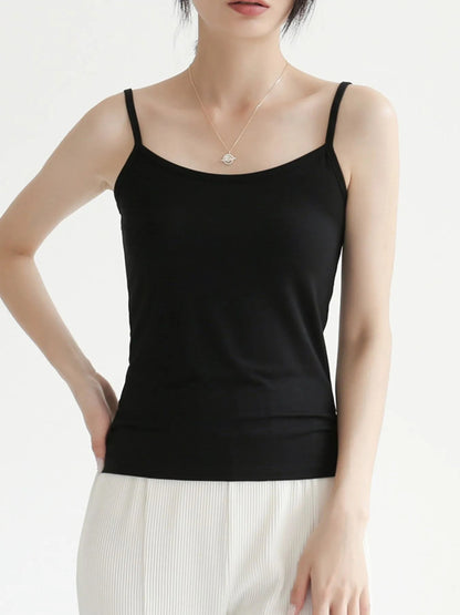 Solid Color Scoop Neck Cami - | VivaMix StoreSolid Color Scoop Neck Cami - VivaMix Store