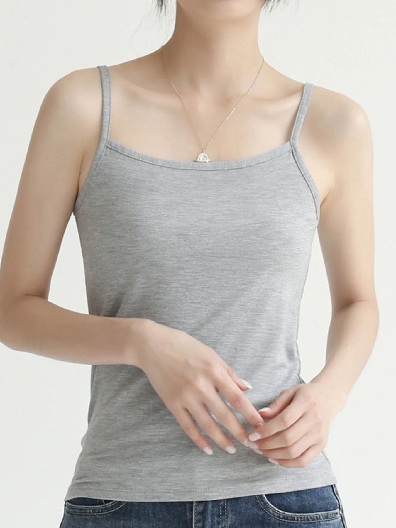 Solid Color Scoop Neck Cami - | VivaMix StoreSolid Color Scoop Neck Cami - VivaMix Store