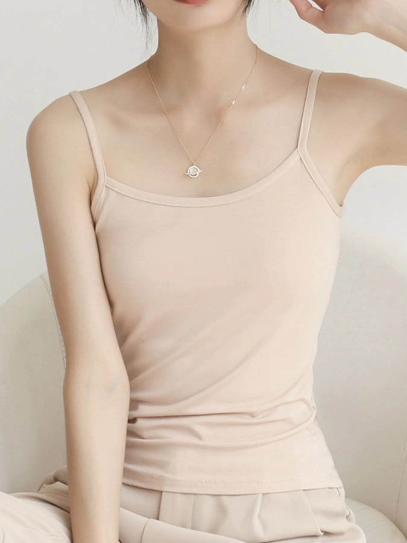 Solid Color Scoop Neck Cami - | VivaMix StoreSolid Color Scoop Neck Cami - VivaMix Store
