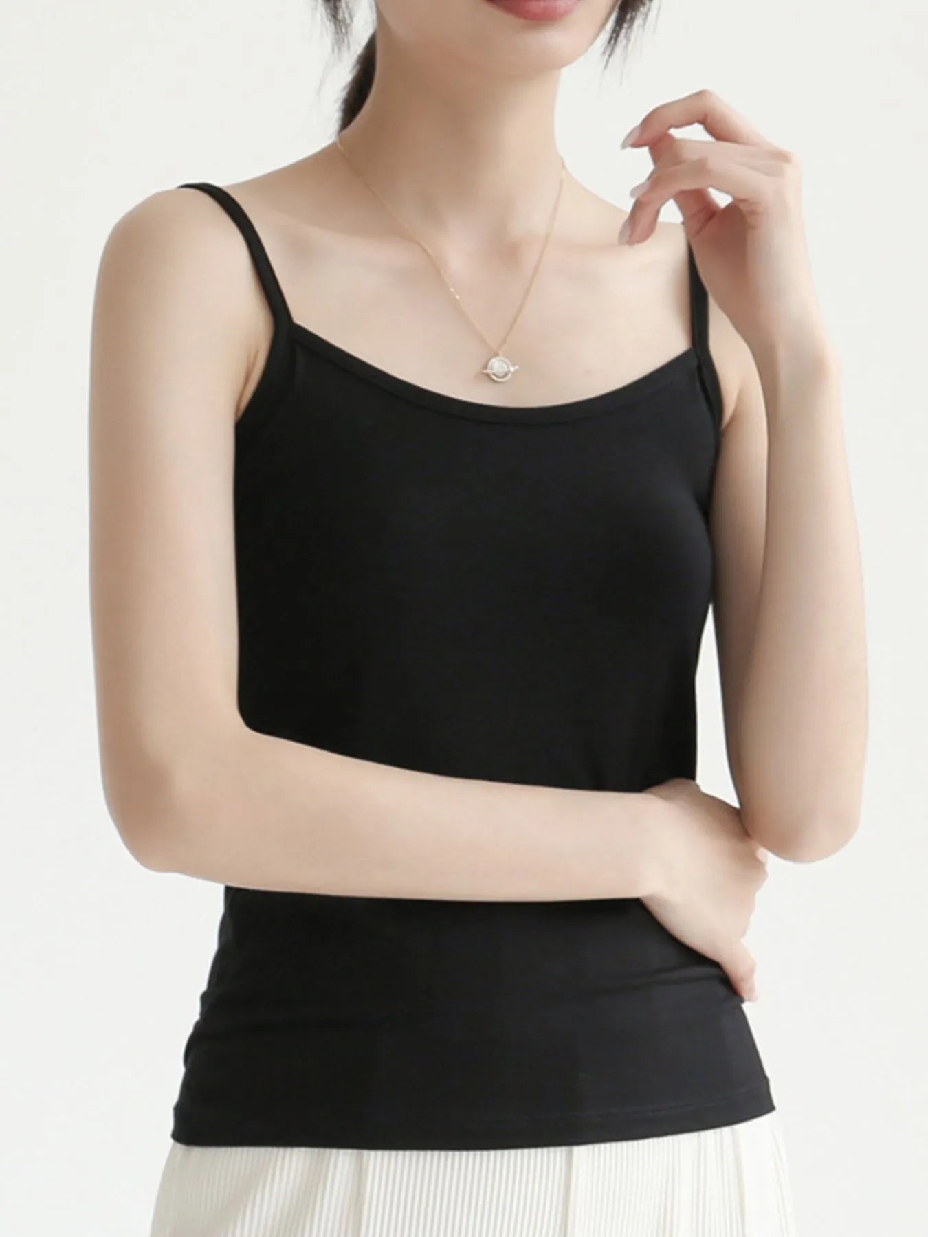 Solid Color Scoop Neck Cami - | VivaMix StoreSolid Color Scoop Neck Cami - VivaMix Store