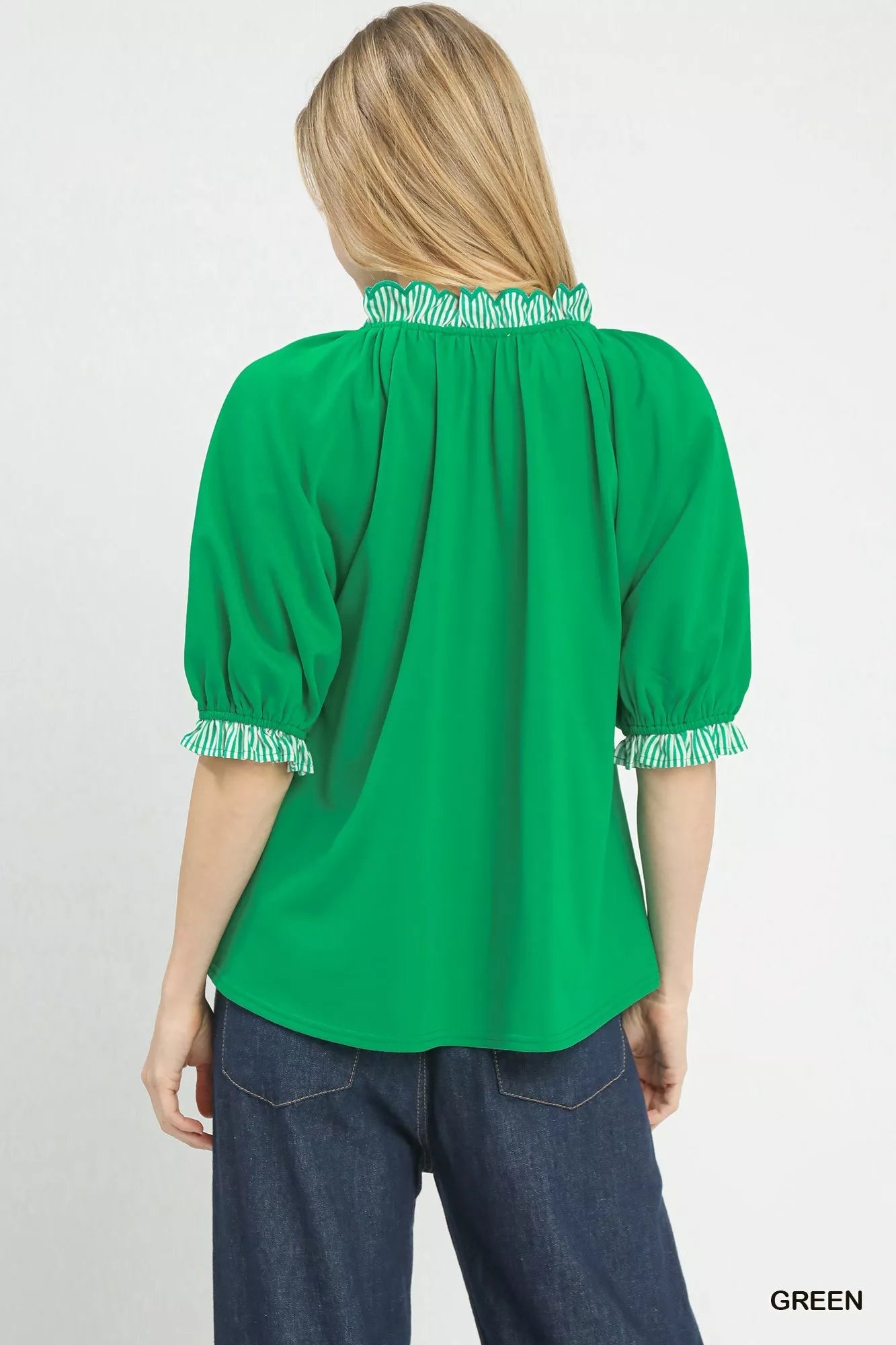 Umgee French Terry Collared Top - | VivaMix StoreUmgee French Terry Collared Top - VivaMix Store